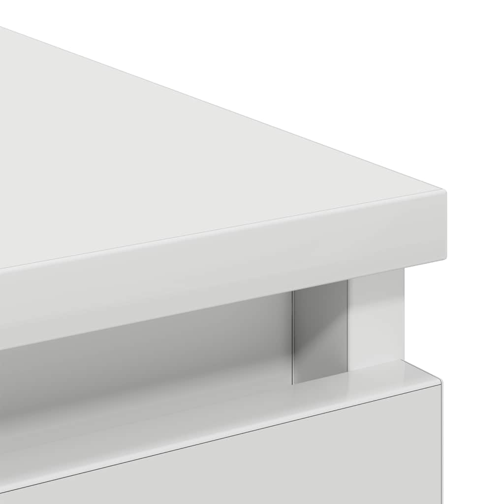 Dressoir 80x35x76 cm spaanplaat wit