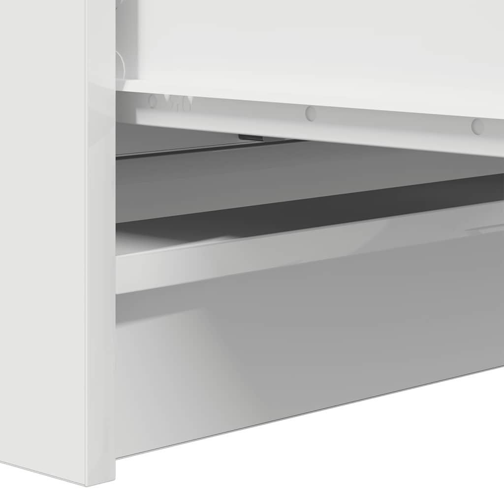 Dressoir 80x35x76 cm spaanplaat wit