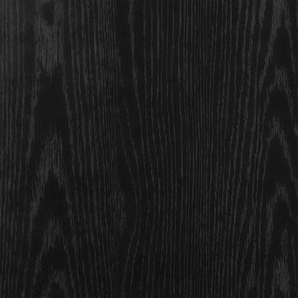 Dressoir 80x35x76 cm spaanplaat zwart eikenkleurig