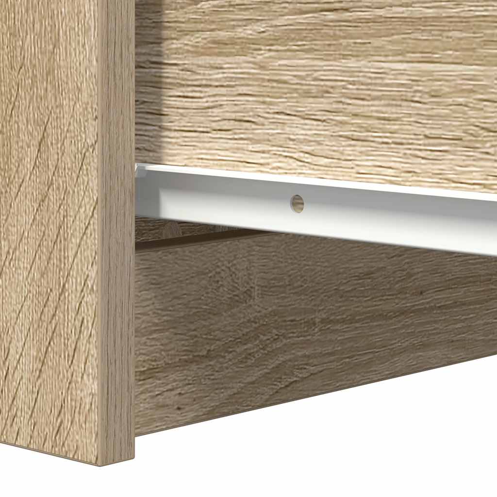 Dressoir 37,5x35x76cm bewerkt hout sonoma eikenkleurig