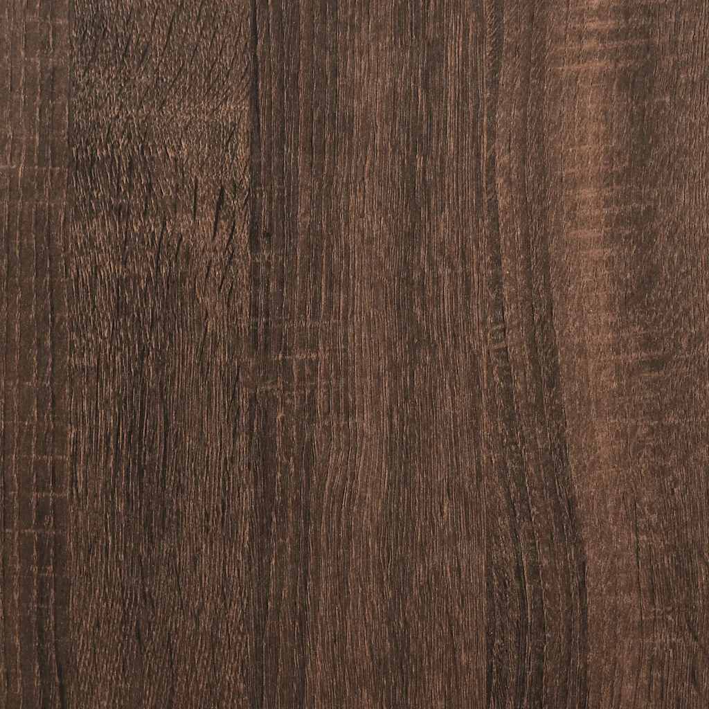 Dressoir 37,5x35x76 cm bewerkt hout bruin eikenkleurig