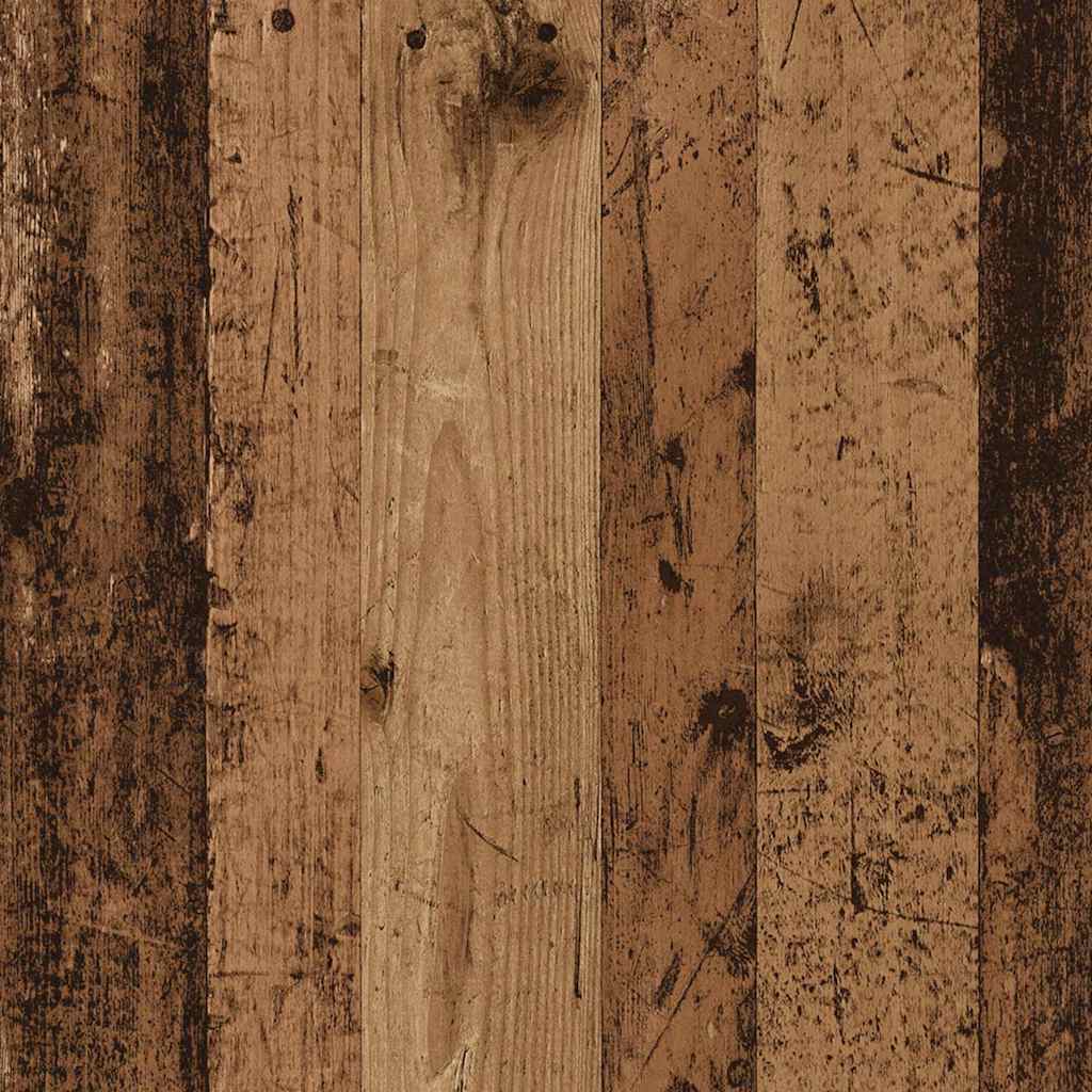 Dressoir 37,5x35x76 cm bewerkt hout oud houtkleurig