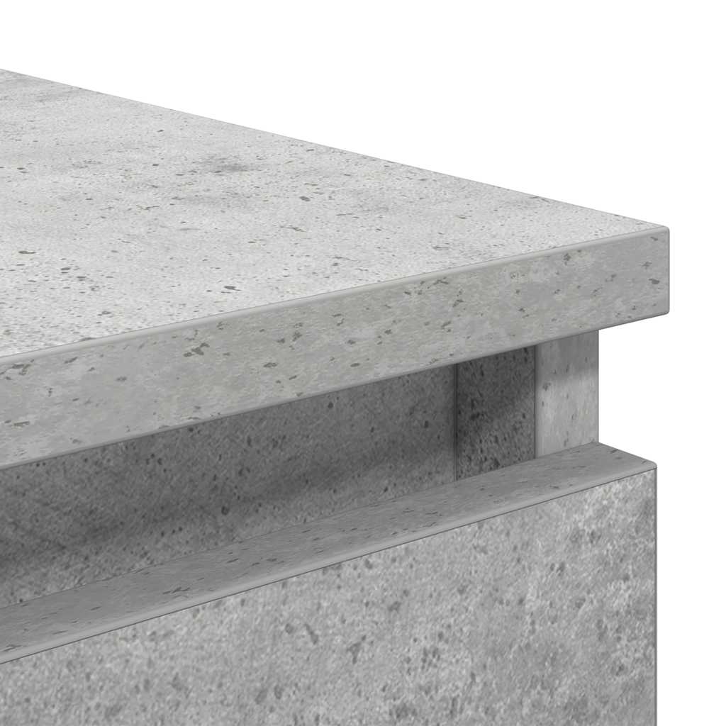 Dressoir met lades 37,5x35x99 cm spaanplaat betongrijs