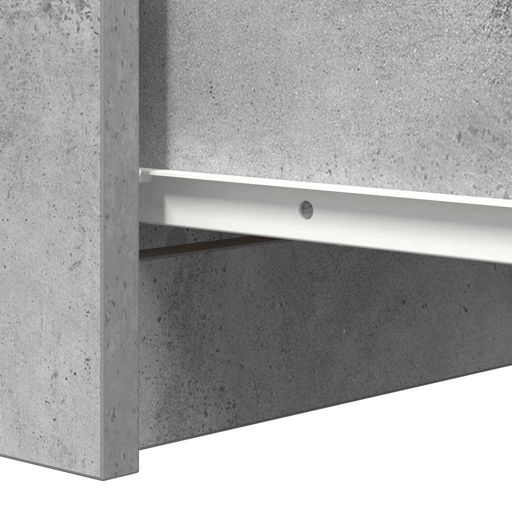 Dressoir met lades 37,5x35x99 cm spaanplaat betongrijs