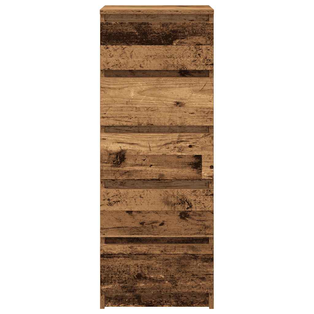 Dressoir met lades 37,5x35x99 cm bewerkt hout oud hout