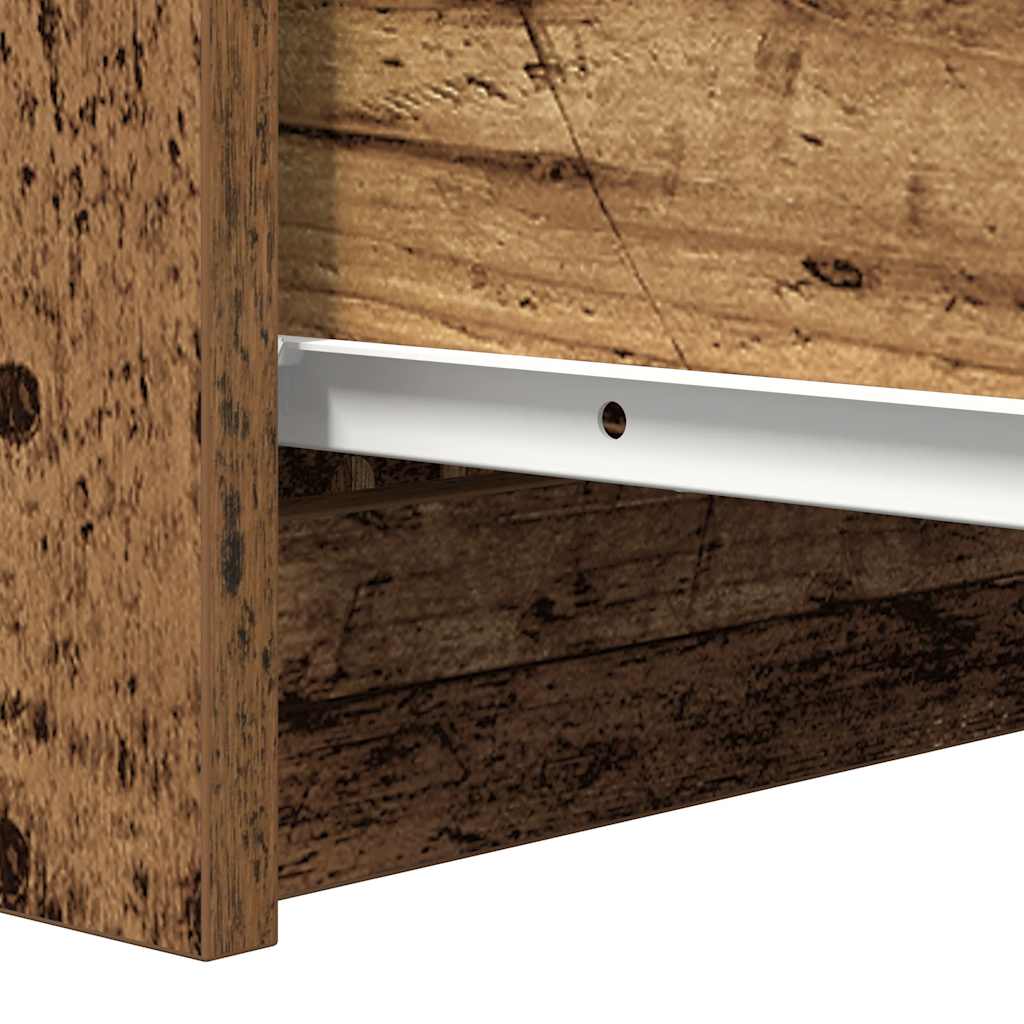 Dressoir met lades 37,5x35x99 cm bewerkt hout oud hout