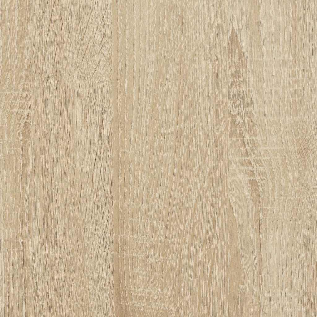 Wasmachinekast 64x24x190 cm bewerkt hout en sonoma eikenkleurig