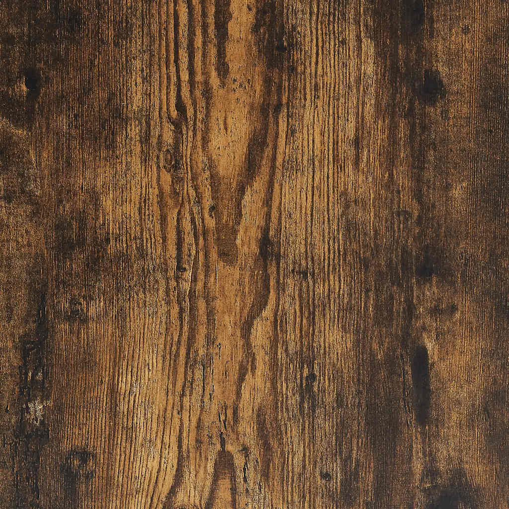 Wasmachinekast 64x24x190 cm bewerkt hout gerookt eikenkleurig