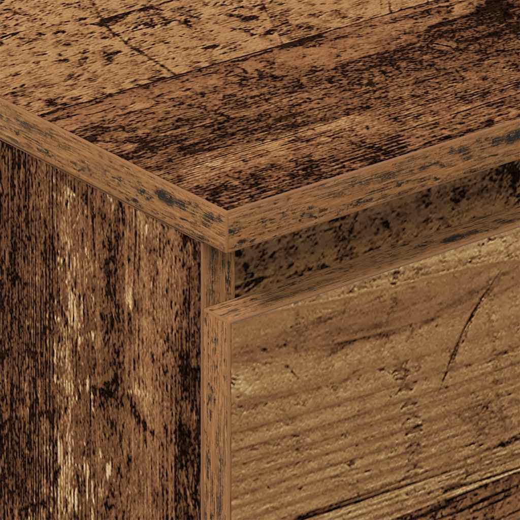 Dressoir 60x35x98,5 cm spaanplaat oud hout