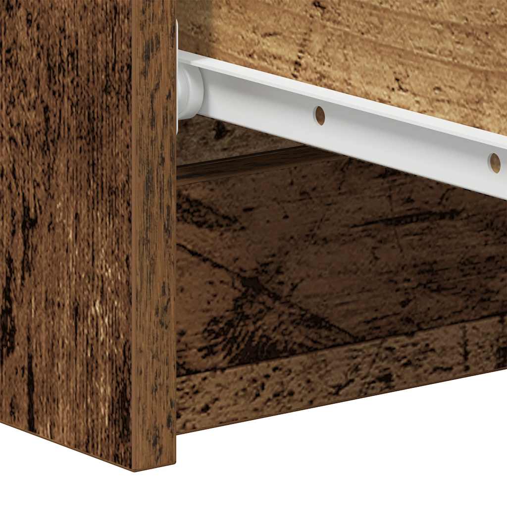 Dressoir 60x35x98,5 cm spaanplaat oud hout