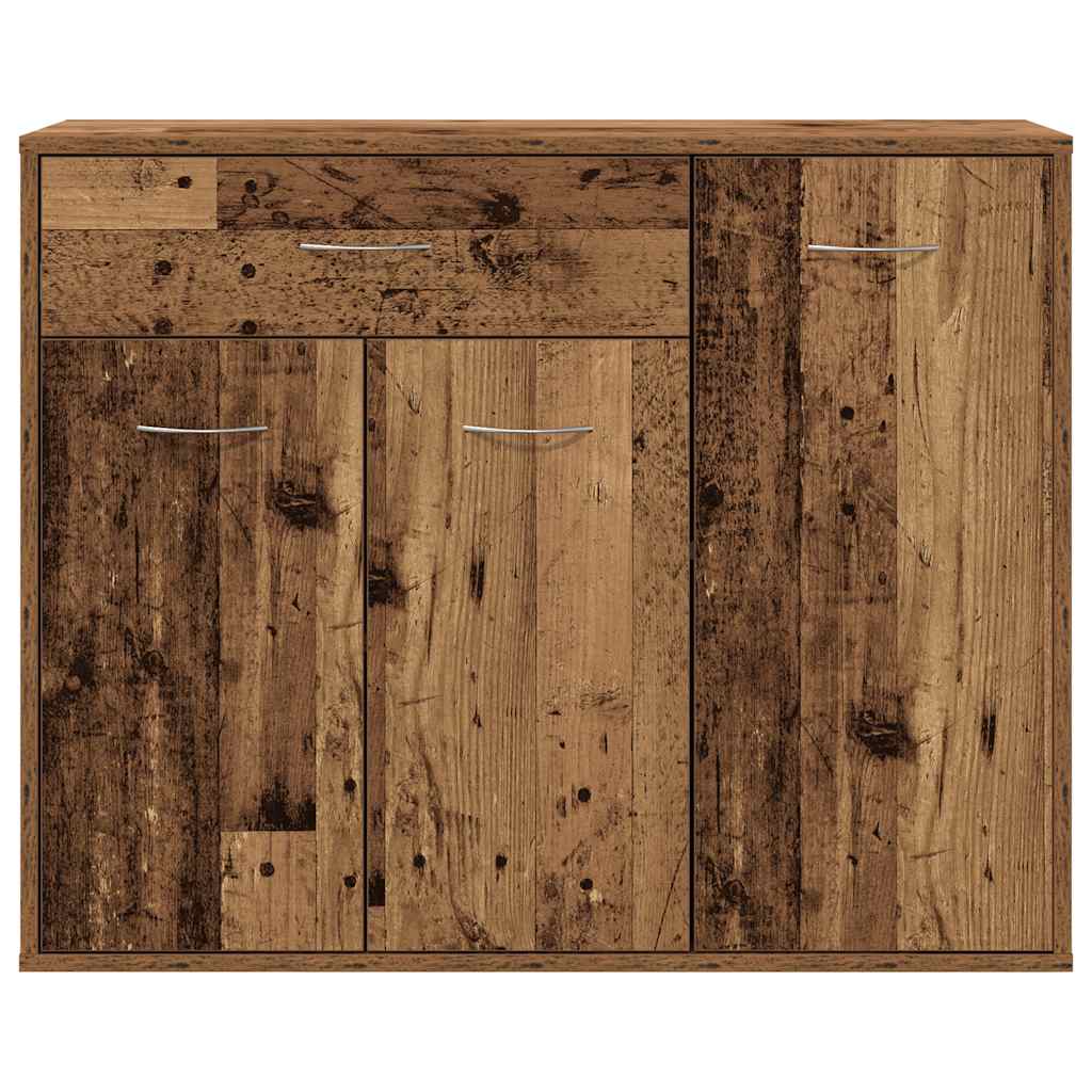 Dressoir 88x30x70 cm spaanplaat oud hout