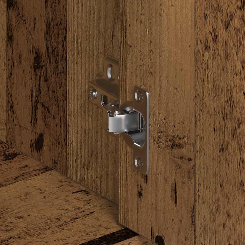 Dressoir 88x30x70 cm spaanplaat oud hout