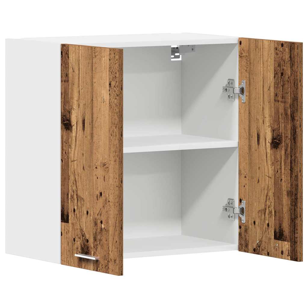 Keukenwandkast 60x31x60 cm spaanplaat oud hout