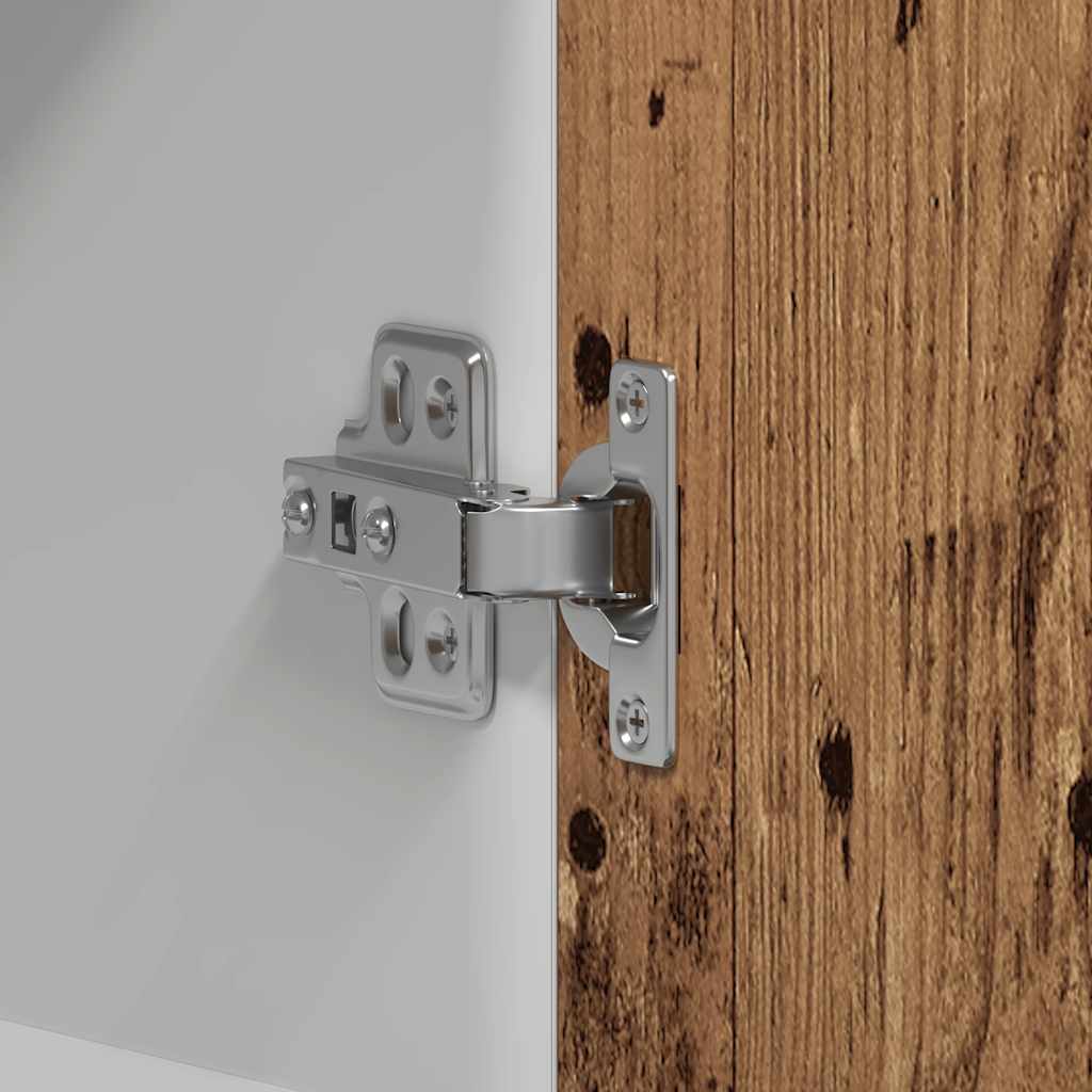 Keukenwandkast 60x31x60 cm spaanplaat oud hout