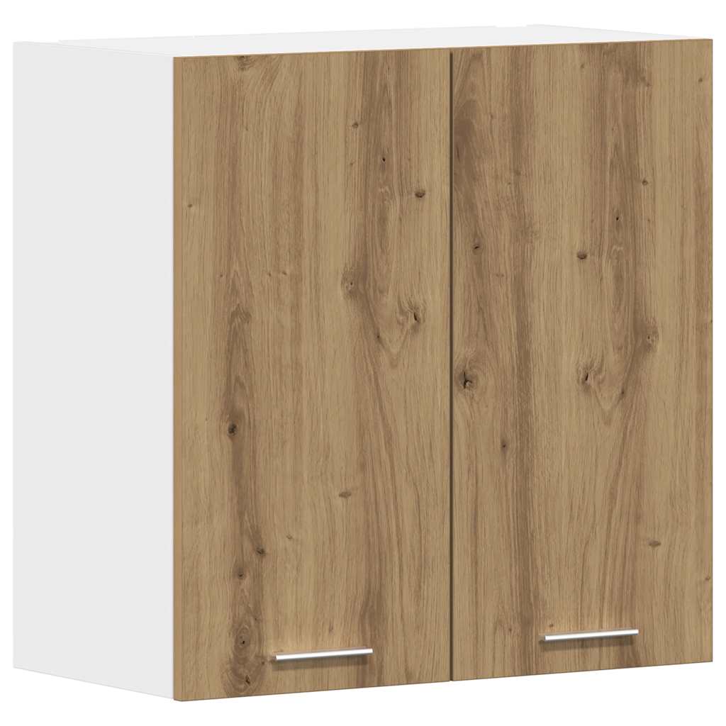 Keukenwandkast 60x31x60 cm spaanplaat ambachtelijk eikenkleurig