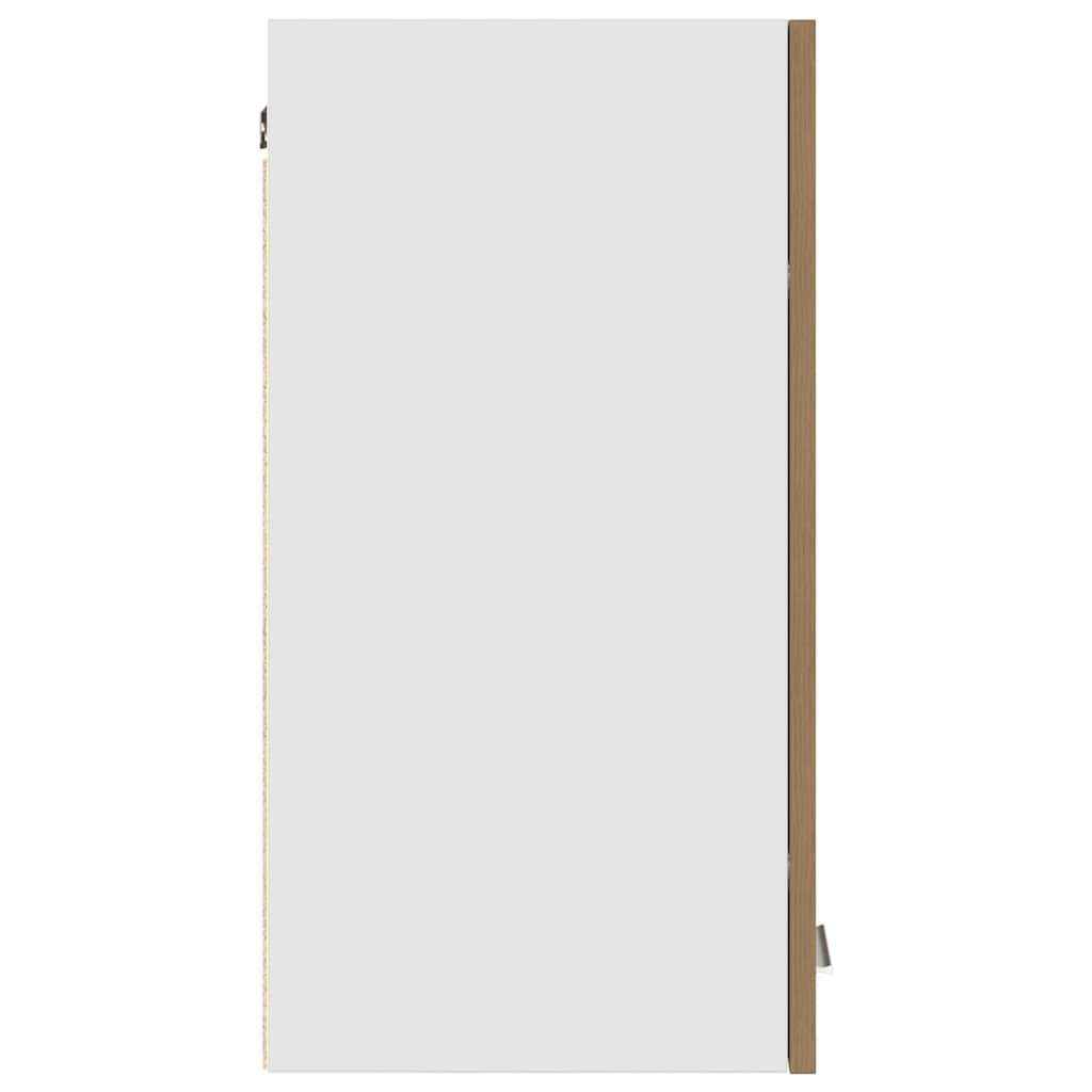 Keukenwandkast 60x31x60 cm spaanplaat ambachtelijk eikenkleurig