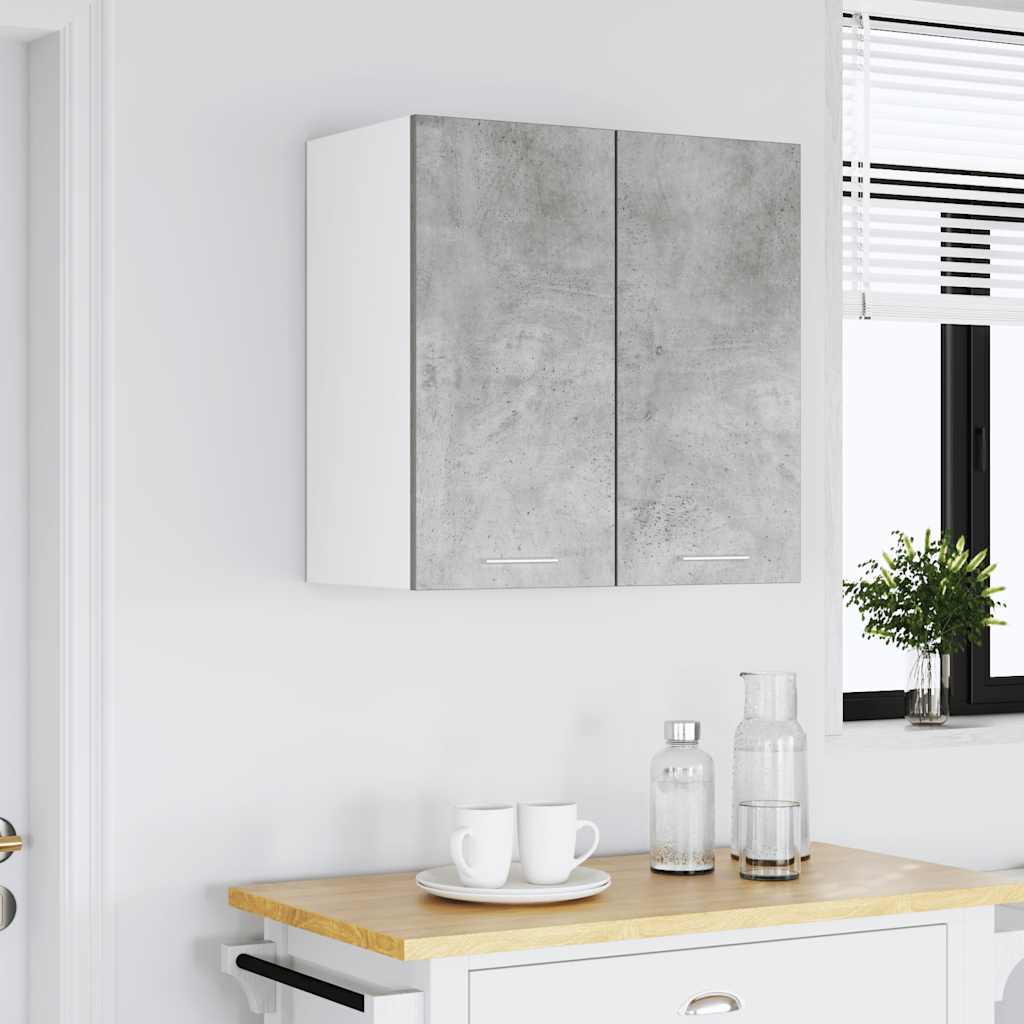 Keukenwandkast 60x31x60 cm spaanplaat betongrijs