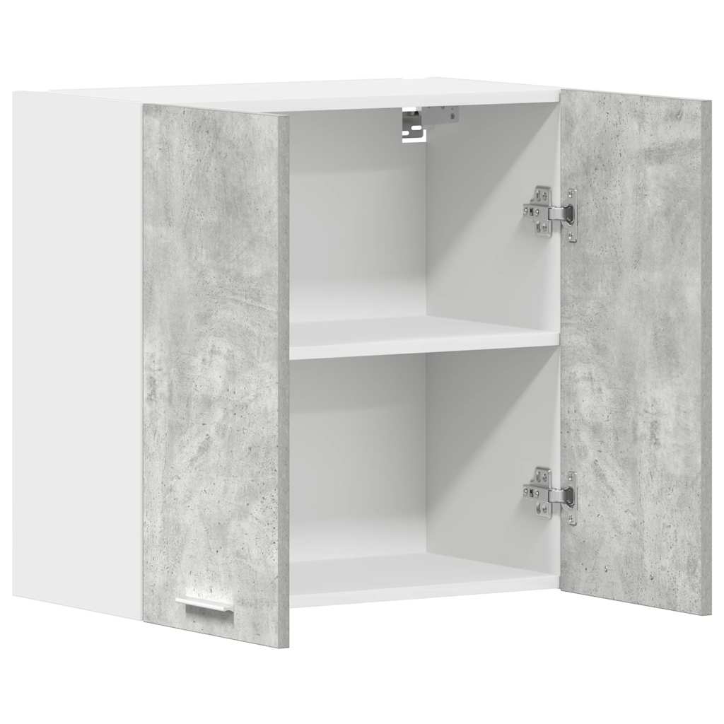 Keukenwandkast 60x31x60 cm spaanplaat betongrijs