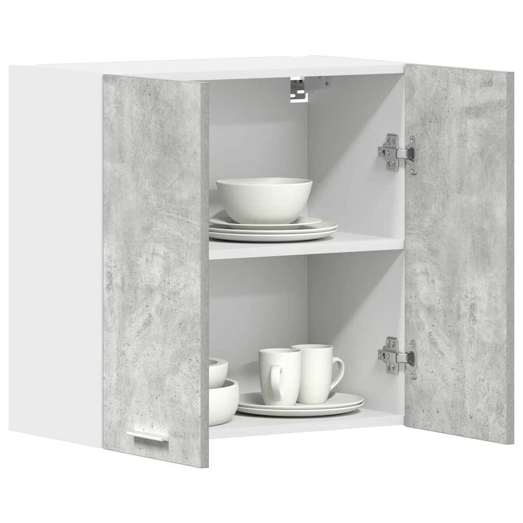 Keukenwandkast 60x31x60 cm spaanplaat betongrijs