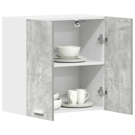 Keukenwandkast 60x31x60 cm spaanplaat betongrijs