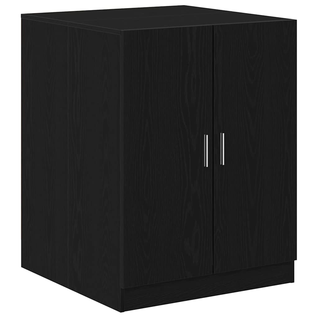 Afwasmachinekast Zwart Eiken 70,5x71,5x91,5 cm Bewerkt Hout