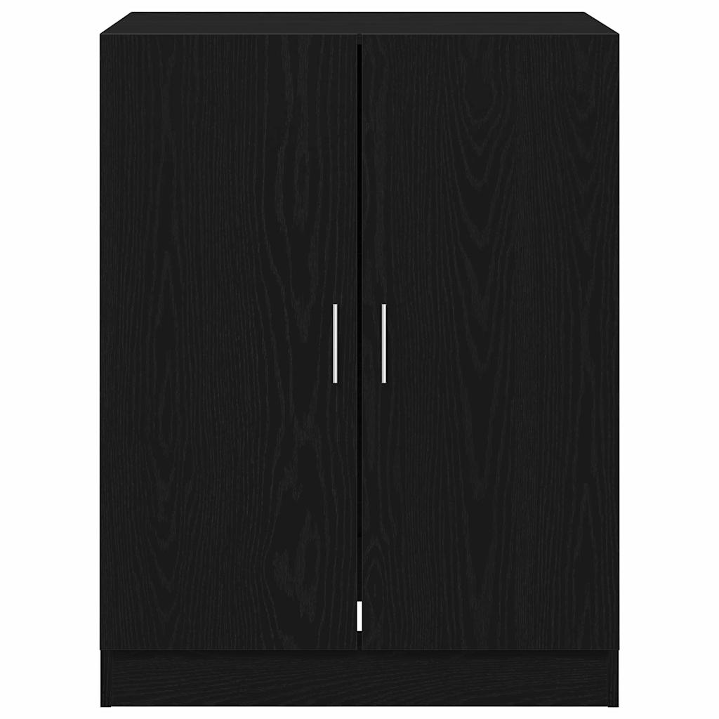 Afwasmachinekast Zwart Eiken 70,5x71,5x91,5 cm Bewerkt Hout