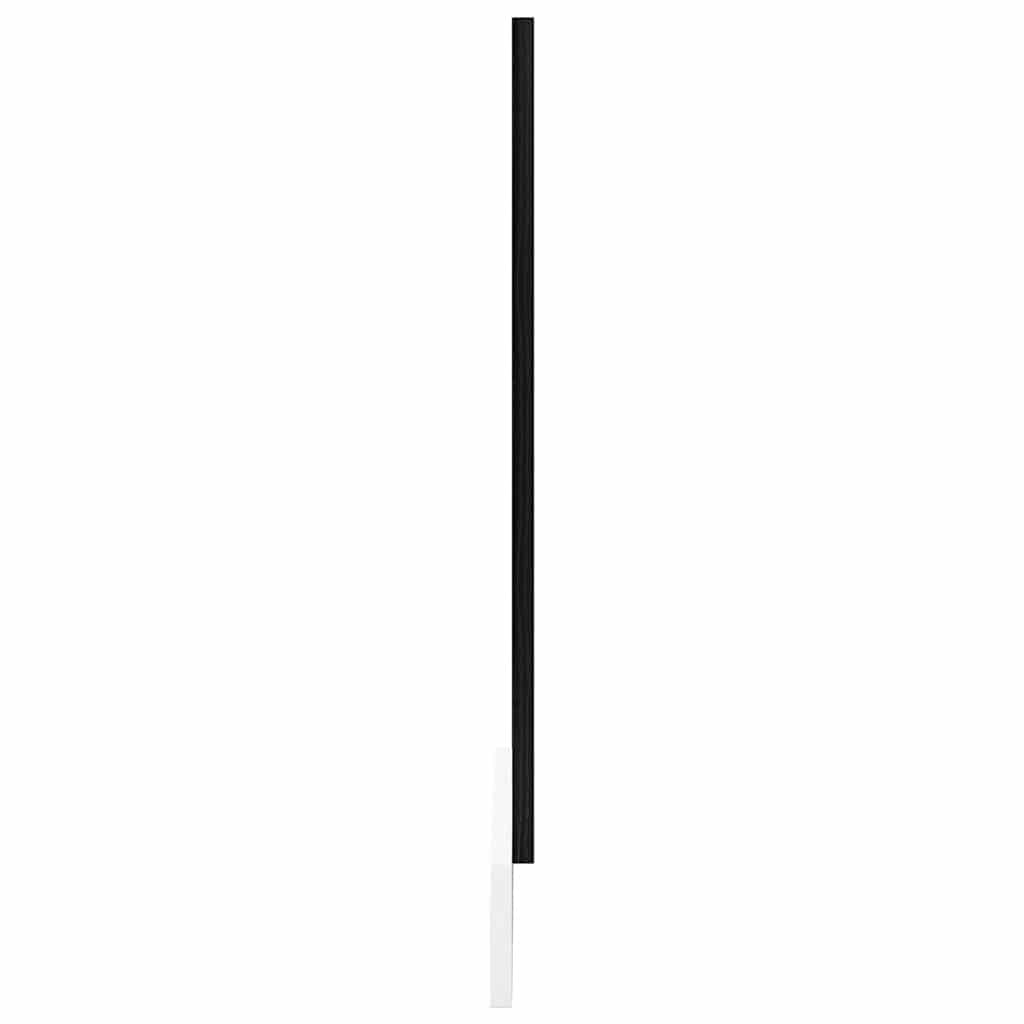Vaatwasserpaneel 45x1,5x67 cm bewerkt hout zwart eiken