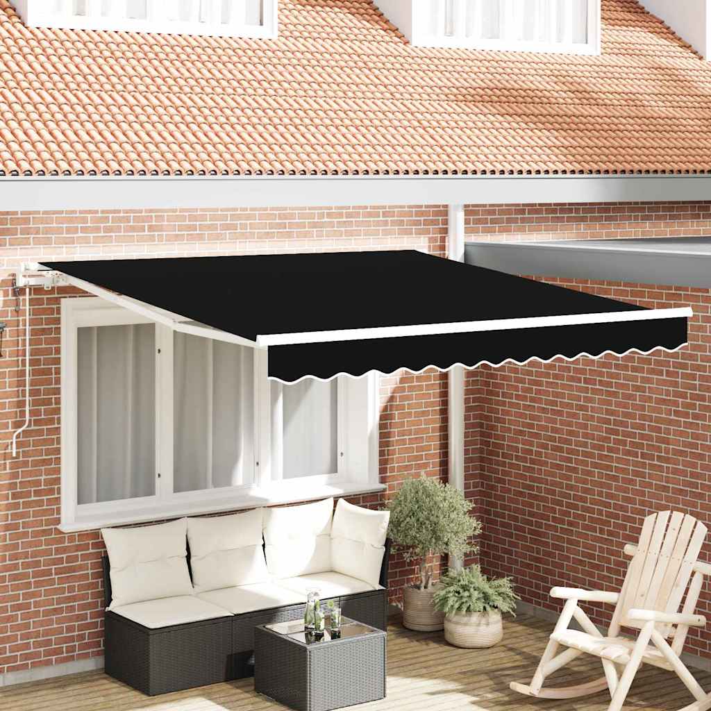Inklapbaar Zonnescherm 300 x 250 cm Zwart