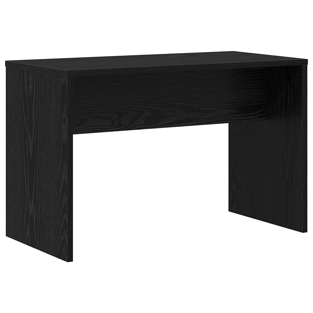 Toilettafel Set Zwart eiken 86.5 x 35 x 136 cm Bewerkt hout