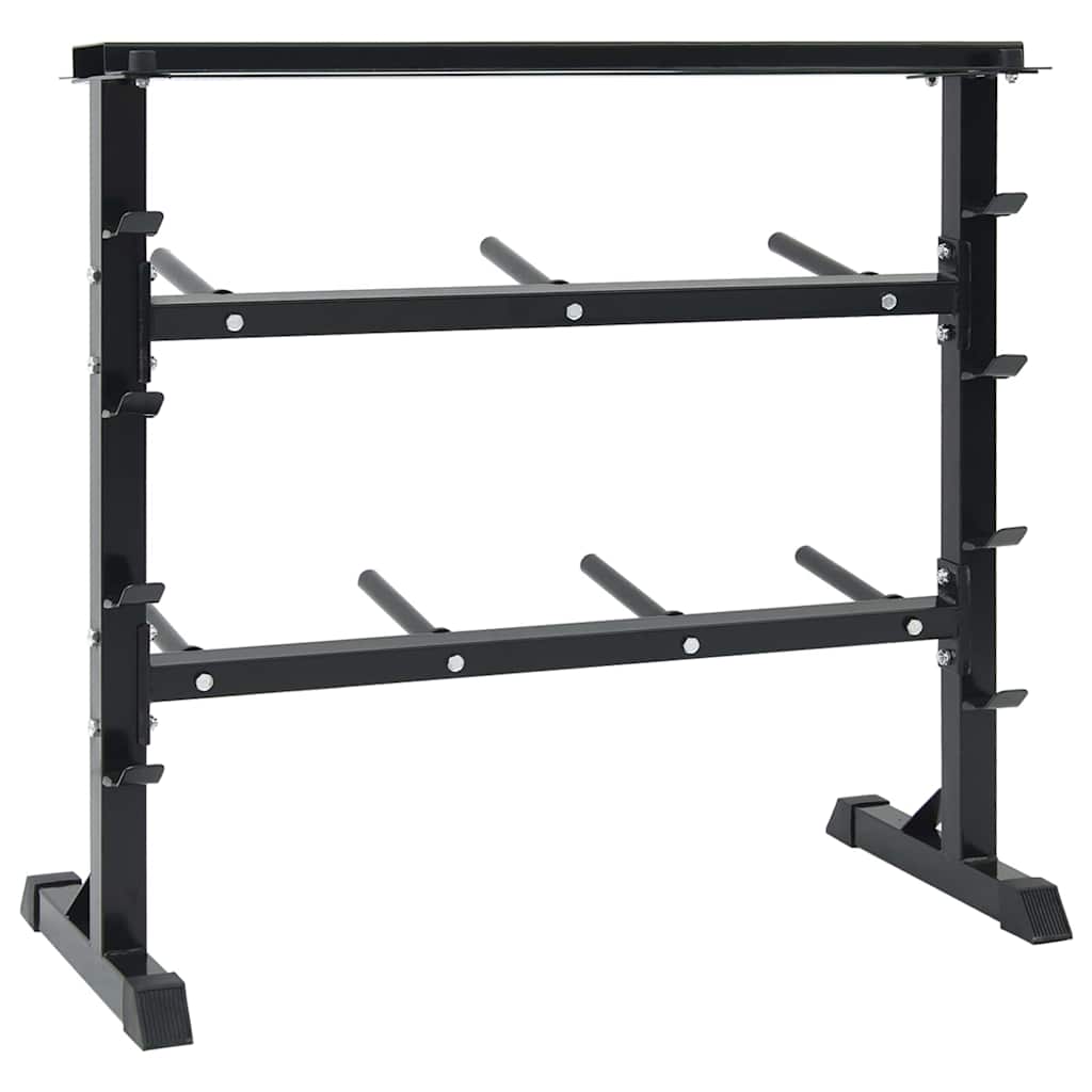 Dumbbell Rek met 7 Houder en 8 Haken 300 kg Staal