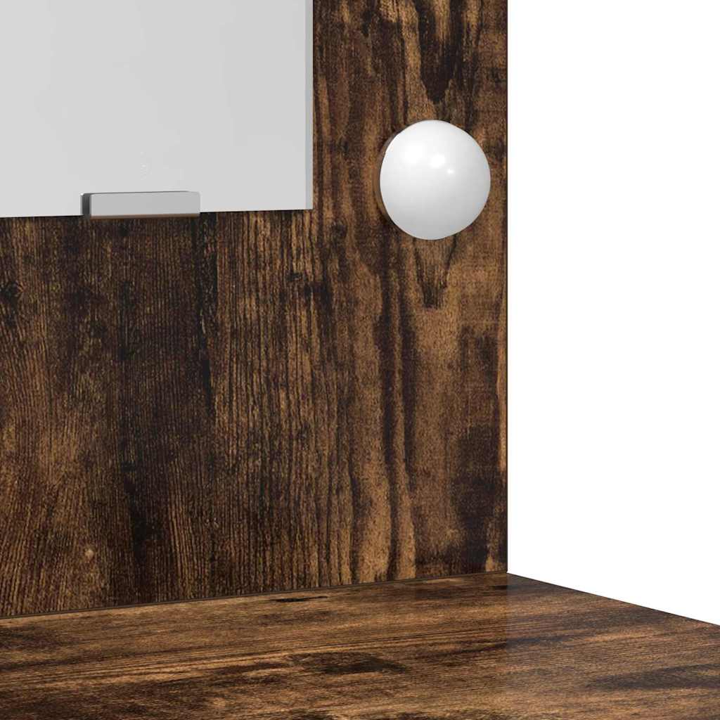 Plafondtafel met lade 3 pcs Bruin 40 x 41 x 135 cm Bewerkt hout