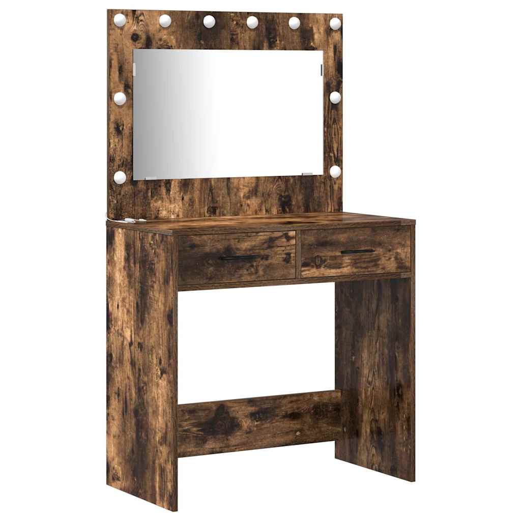 Plafondtafel met lade 3 pcs Bruin 40 x 41 x 135 cm Bewerkt hout
