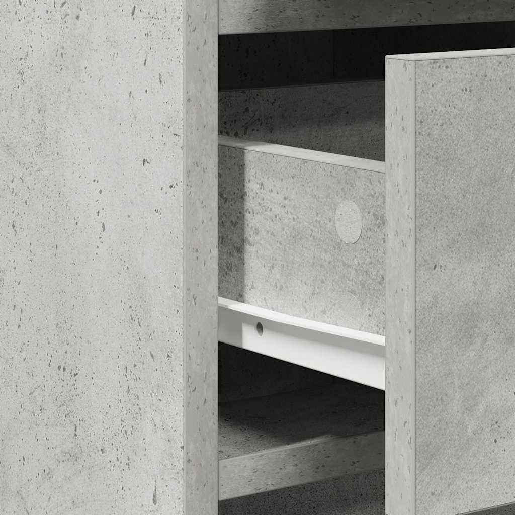 Plafondtafel met lade 2 pcs Grijs 40 x 41 x 75 cm Bewerkt hout