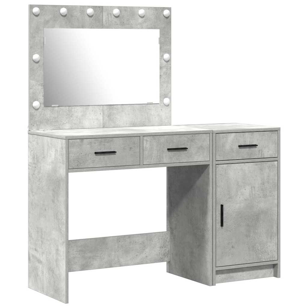 Plafondtafel met lade 2 pcs Grijs 40 x 41 x 75 cm Bewerkt hout