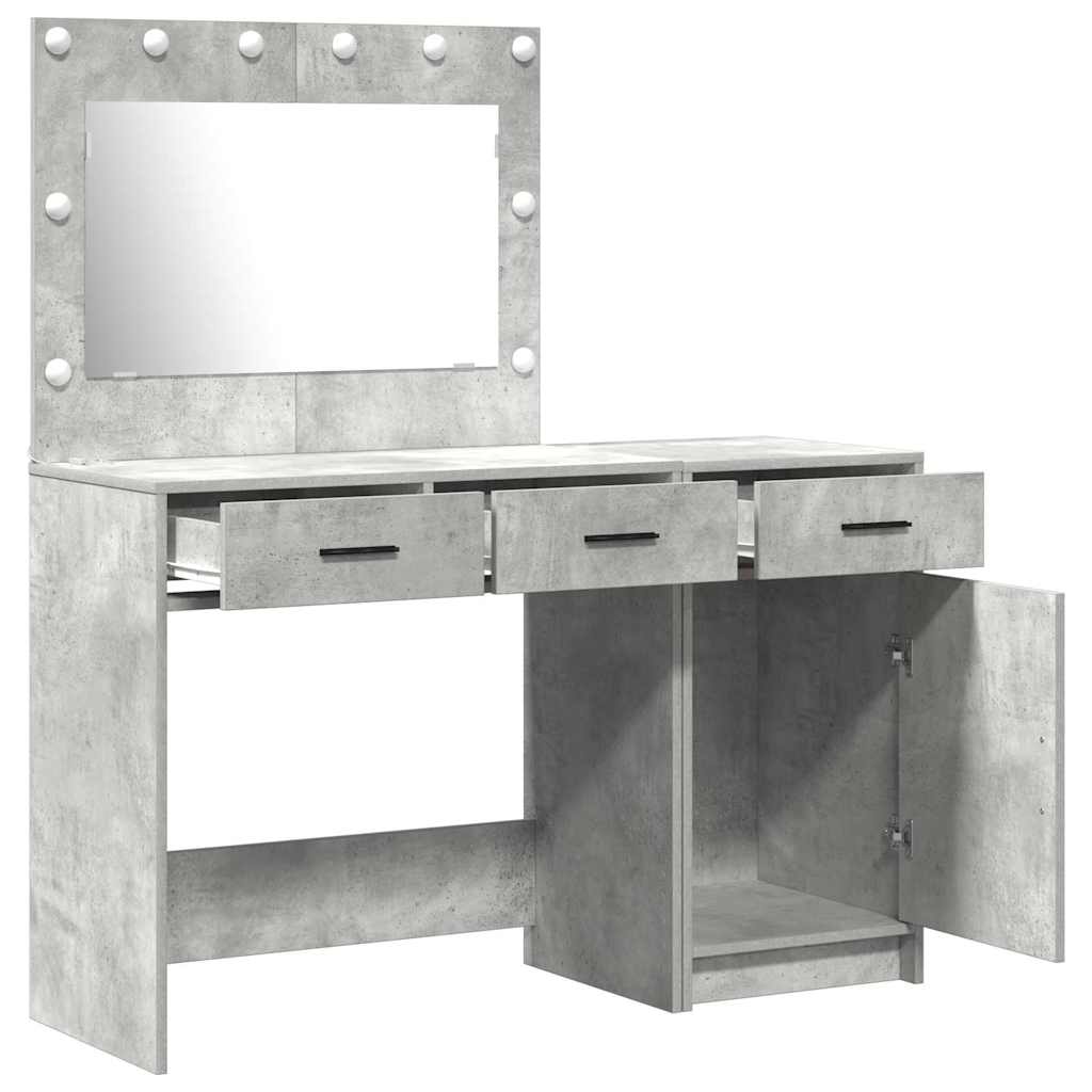 Plafondtafel met lade 2 pcs Grijs 40 x 41 x 75 cm Bewerkt hout