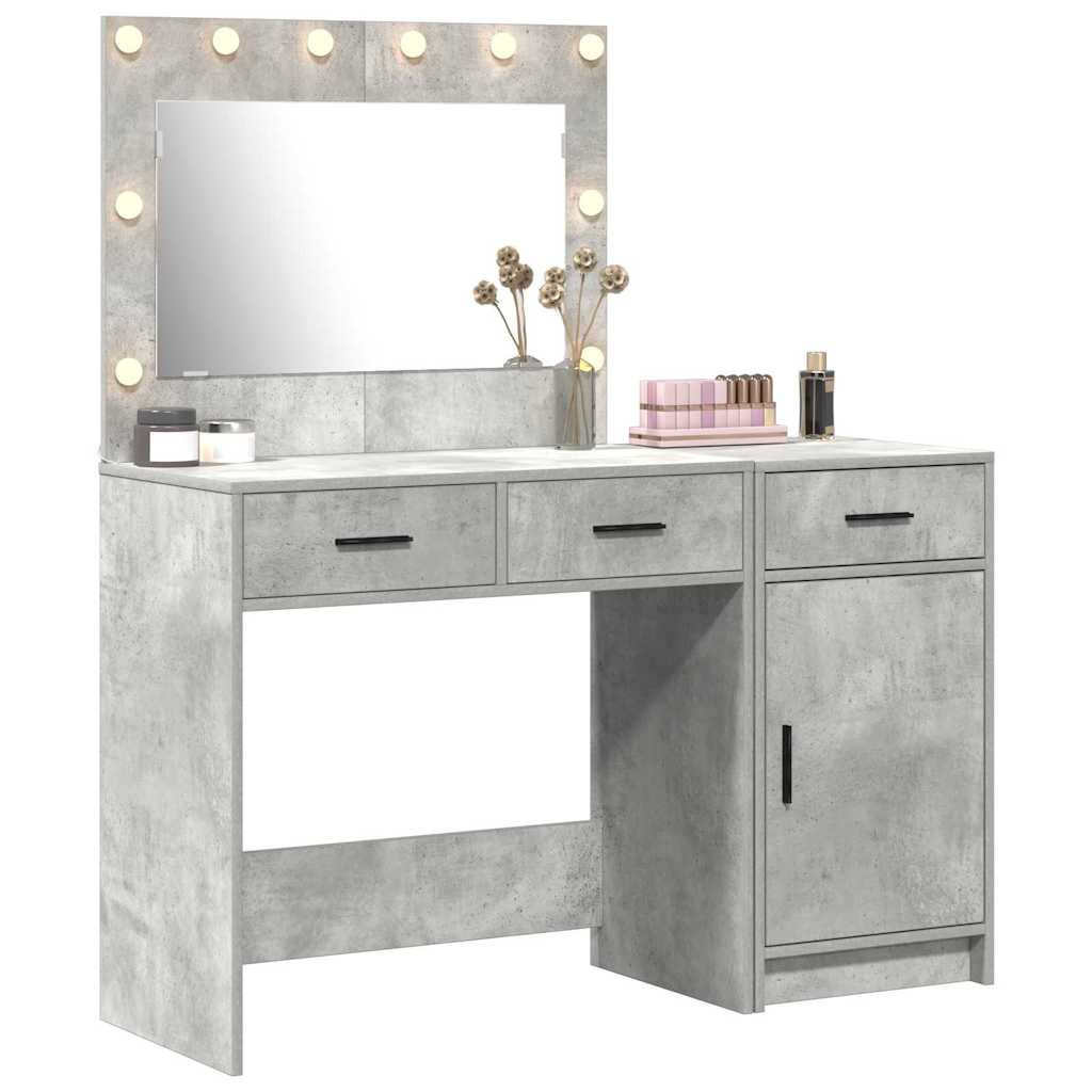 Plafondtafel met lade 2 pcs Grijs 40 x 41 x 75 cm Bewerkt hout