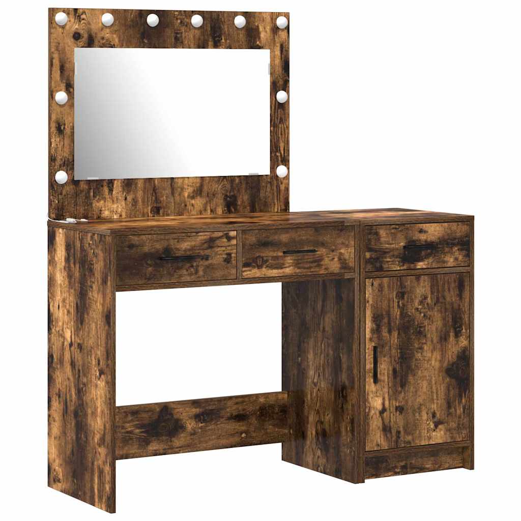 Plafondtafel met lade 2 pcs Bruin 40 x 41 x 75 cm Bewerkt hout