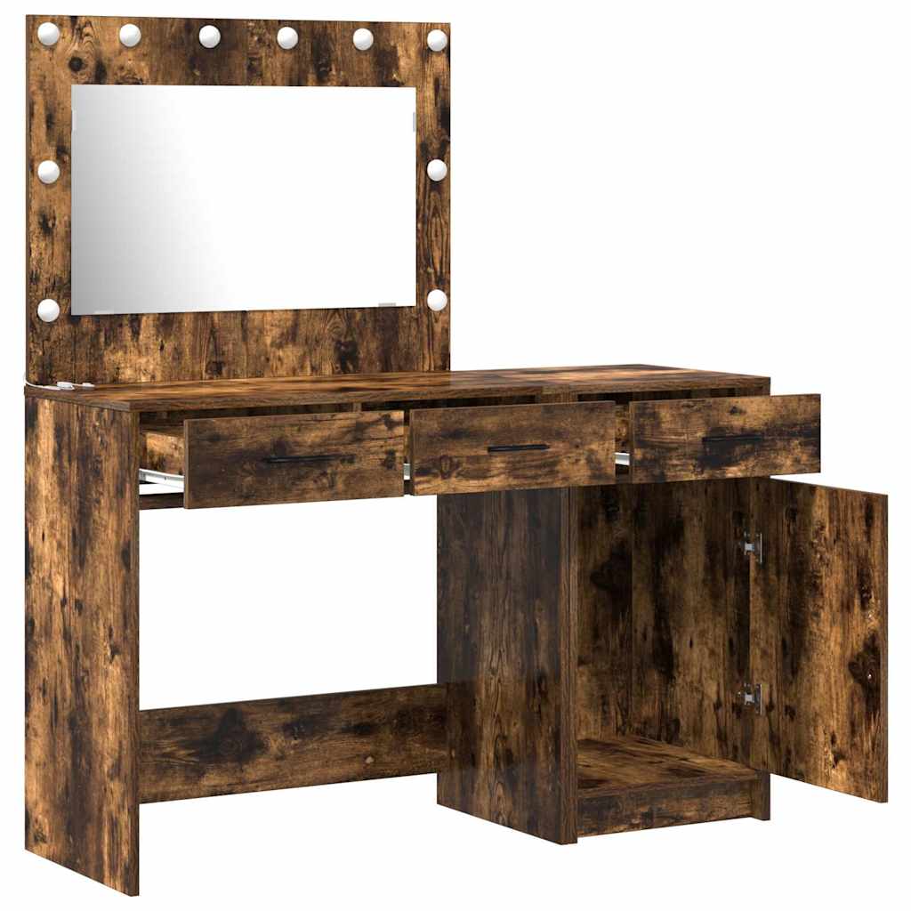Plafondtafel met lade 2 pcs Bruin 40 x 41 x 75 cm Bewerkt hout