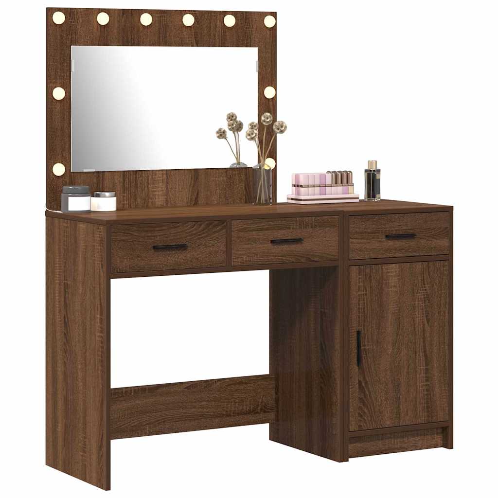 Plafondtafel met lade 2 pcs Bruin 40 x 41 x 75 cm Bewerkt hout