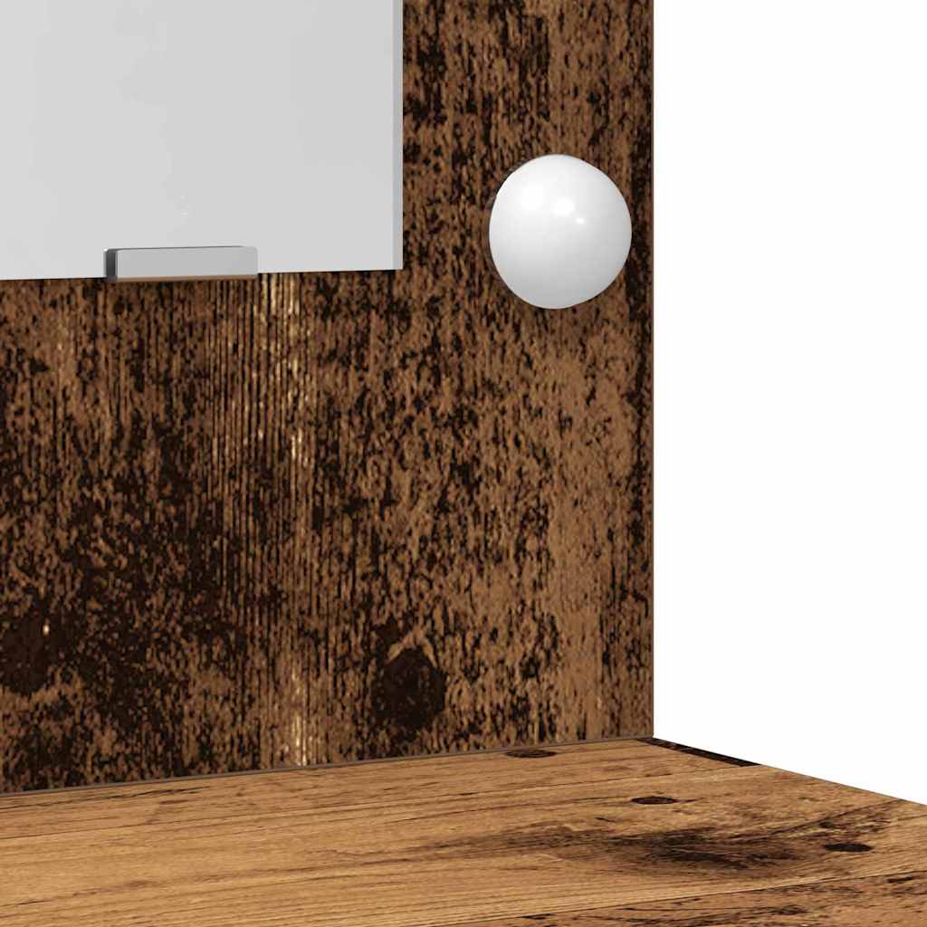 Plafondtafel met lade 2 pcs Bruin 40 x 41 x 75 cm Bewerkt hout
