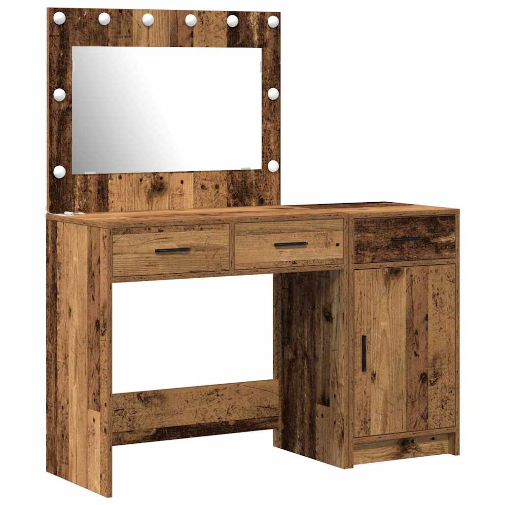 Plafondtafel met lade 2 pcs Bruin 40 x 41 x 75 cm Bewerkt hout
