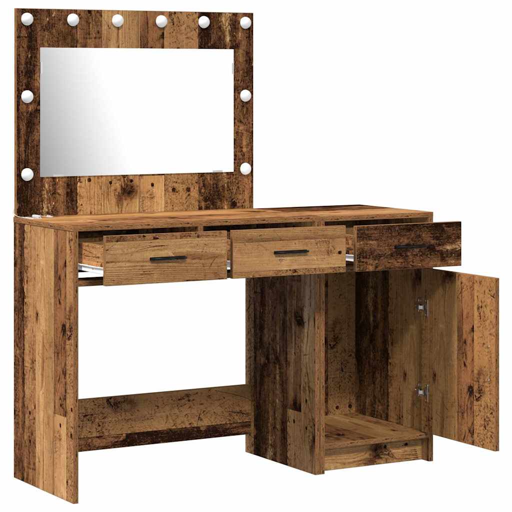 Plafondtafel met lade 2 pcs Bruin 40 x 41 x 75 cm Bewerkt hout