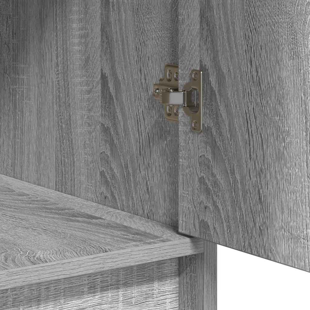 Plafondtafel met lade 3 pcs Grijs 40 x 41 x 75 cm Bewerkt hout