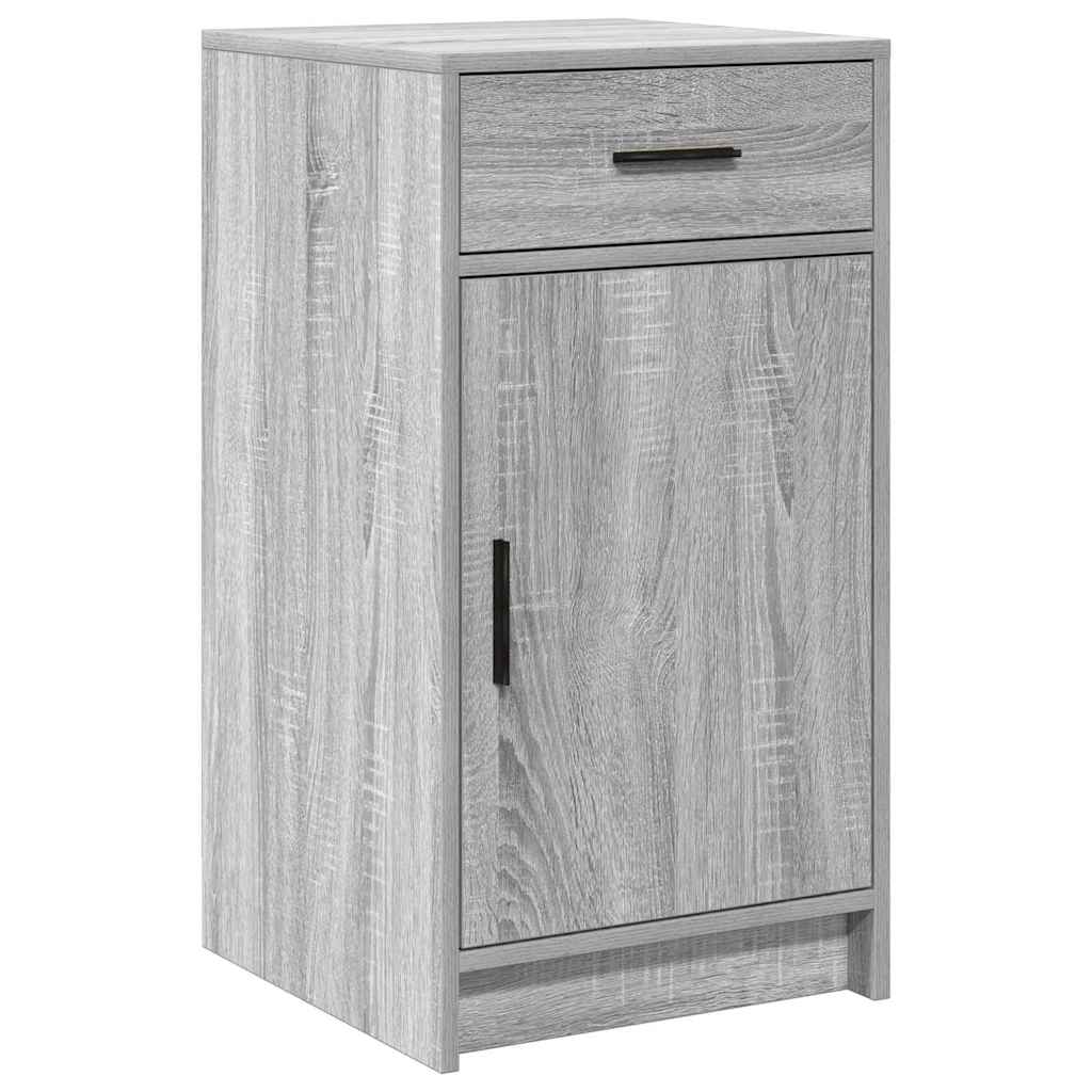 Plafondtafel met lade 3 pcs Grijs 40 x 41 x 75 cm Bewerkt hout