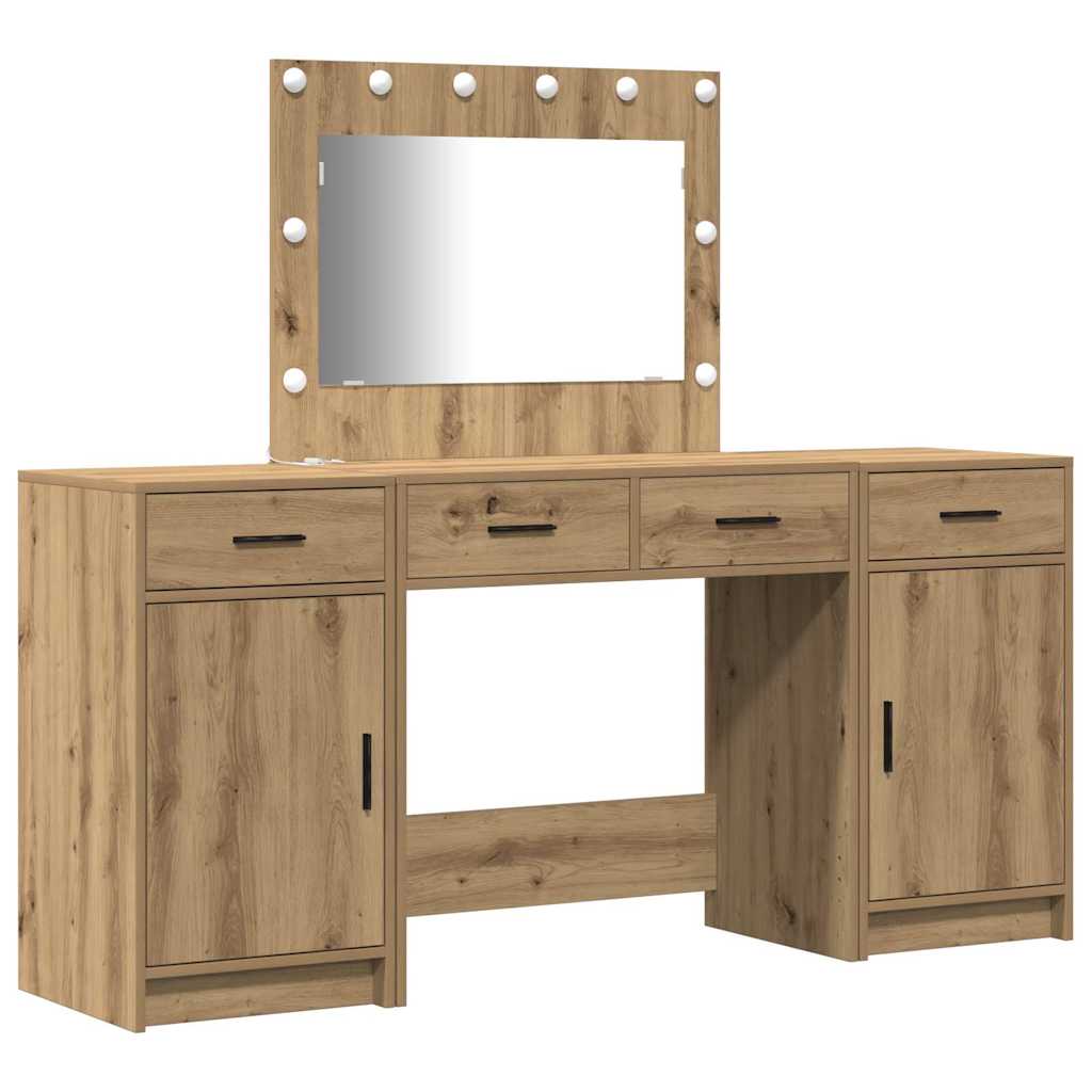 Plafondtafel met lade 3 pcs Bruin 40 x 41 x 75 cm Bewerkt hout