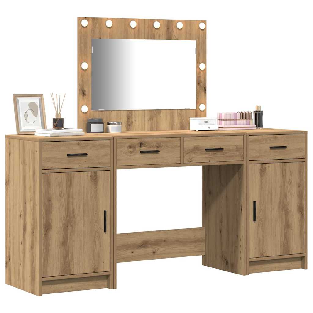 Plafondtafel met lade 3 pcs Bruin 40 x 41 x 75 cm Bewerkt hout