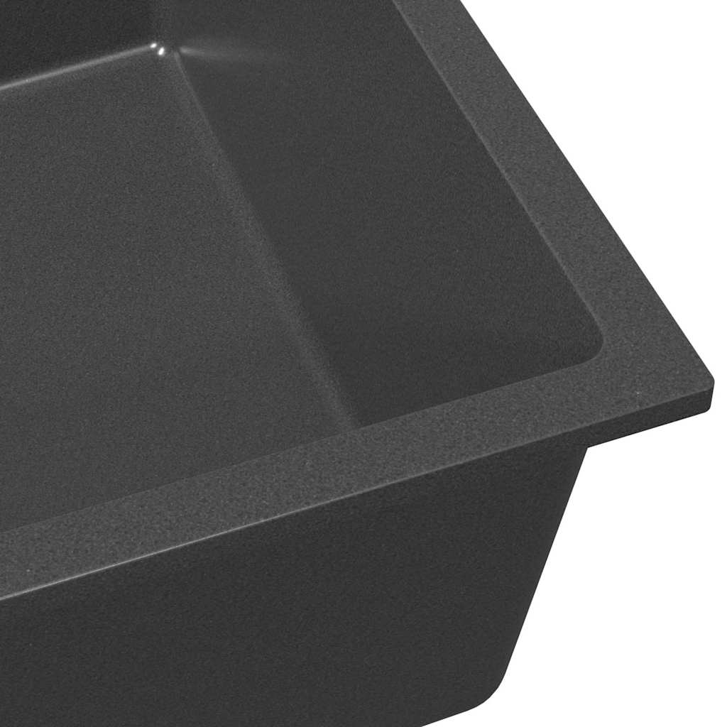 Keukenwasbak Grijs 54 x 44 x 20 cm Graniet