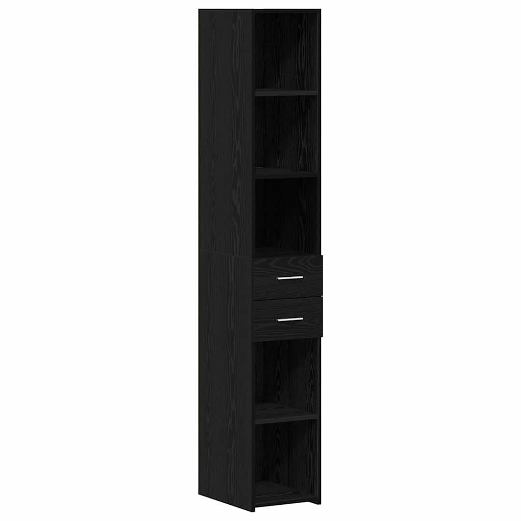 Dressoir modern zwart eikenkleurig