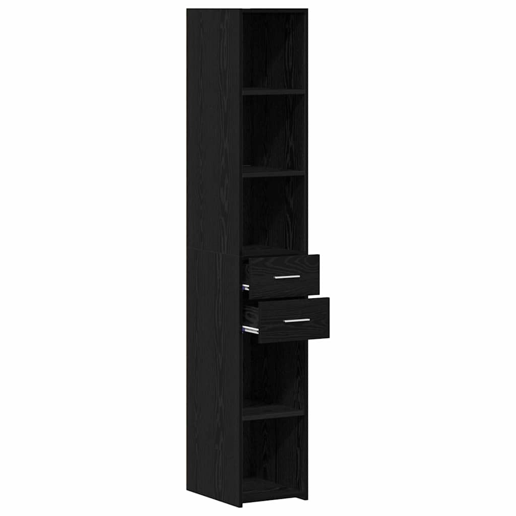 Dressoir modern zwart eikenkleurig