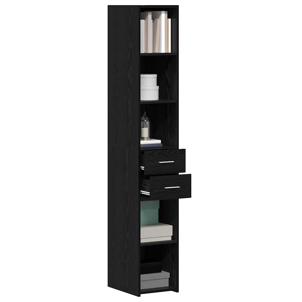 Dressoir modern zwart eikenkleurig